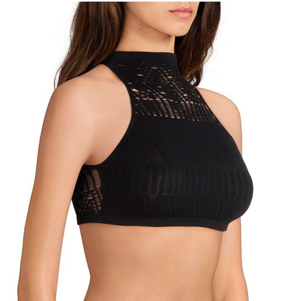 Free People Black Bralette